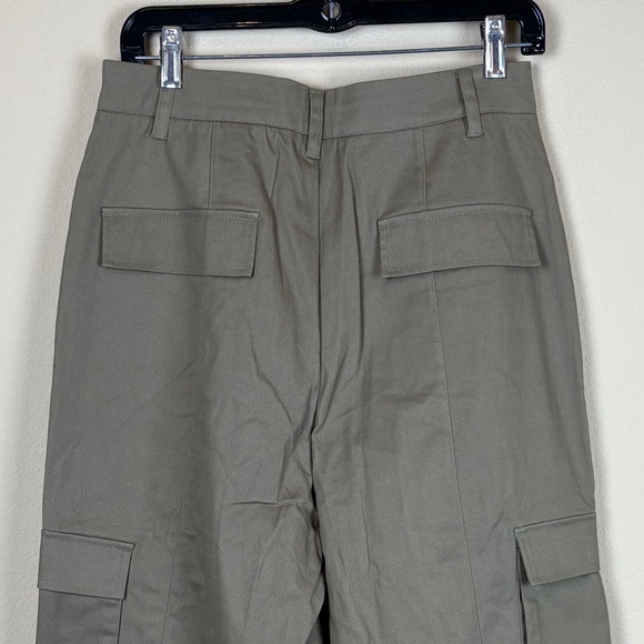 NWT JluxLabel Olive Green 100% Cotton Cargo Pants with 4 Side Pockets; Size M - Picture 7 of 12